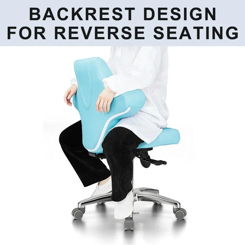 Height Adjustable Leather Sadd - Medical Lab Chair avis et prix