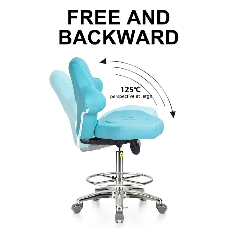 Height Adjustable Leather Sadd - Medical Lab Chair avis et prix
