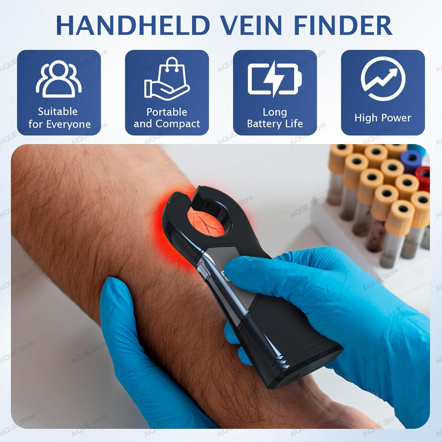 AiQUE Vein Locator with Storag - Medical Lab Machines avis et prix