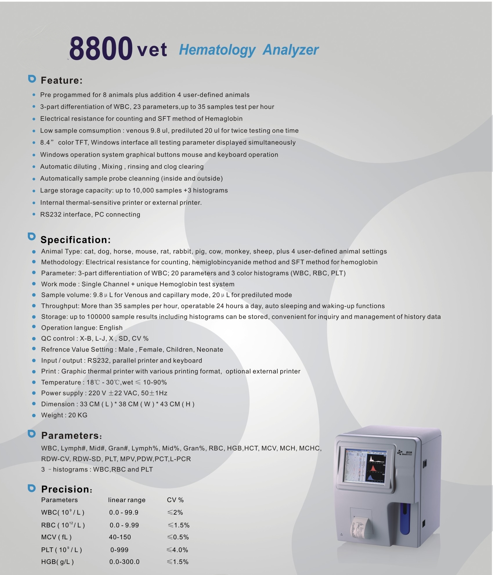 New Open System Animal Three P - Medical Health Lab avis et prix