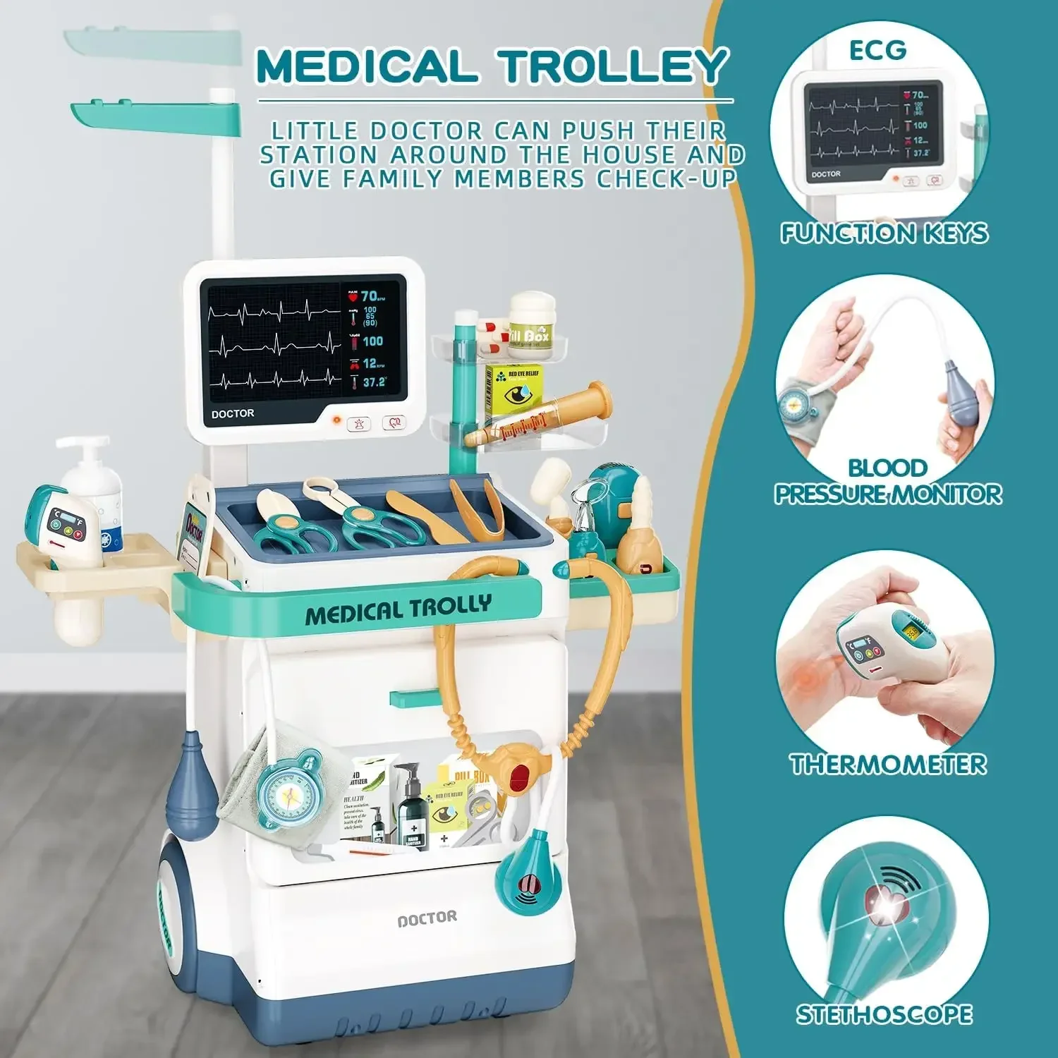 Doctor Medical Play Set Doctor - Medical Lab Machines avis et prix