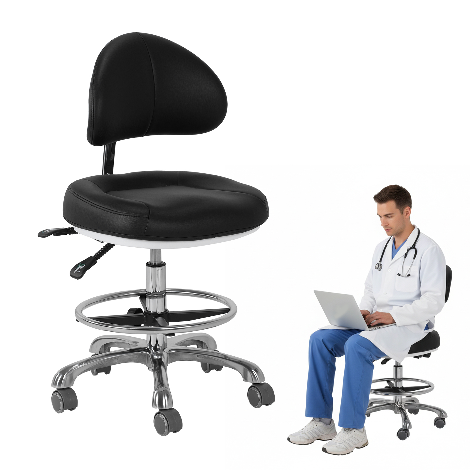 Swivel Tall Office Chair with  - Medical Lab Chair avis et prix