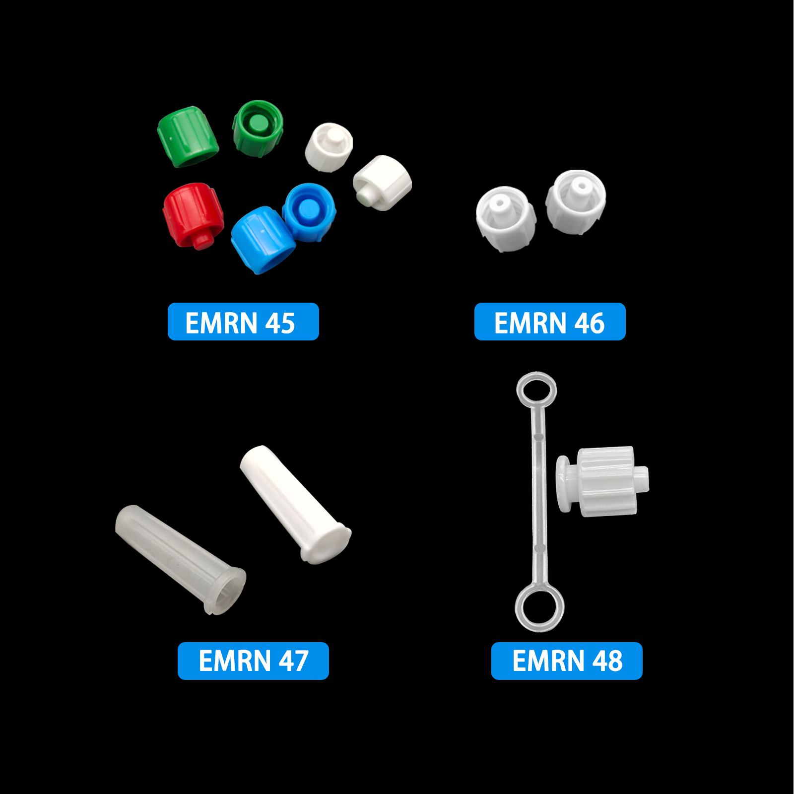 500pcs Male Luer Caps Hole for - Medical Lab Usa avis et prix